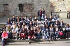 Gruppenfoto auf der Prager Burg