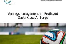 Vertragsmanagement im Profisport