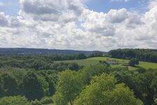 Aussicht von der Terrasse der Mensa Kai