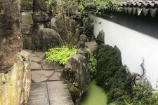 Verschlungener Weg im Chinesischen Garten Barbara