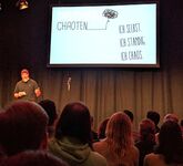 Gründerchaoten Bühne